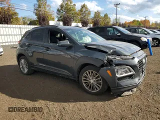 2018 Hyundai Kona SEL with VIN KM8K2CAA9JU097989, listed as a Copart auction lot 75904494 with 121,358 mi miles and Salvage Title. Bid and sale history available at carsss.com. Image 4.