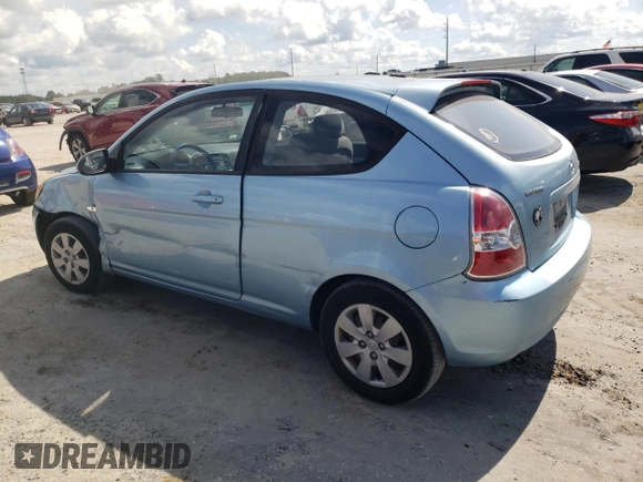 2008 Hyundai Accent GS with VIN KMHCM36C98U093301, listed as a Copart auction lot 63564783 with 94,773 mi miles and Salvage Title. Bid and sale history available at carsss.com. Image 2.