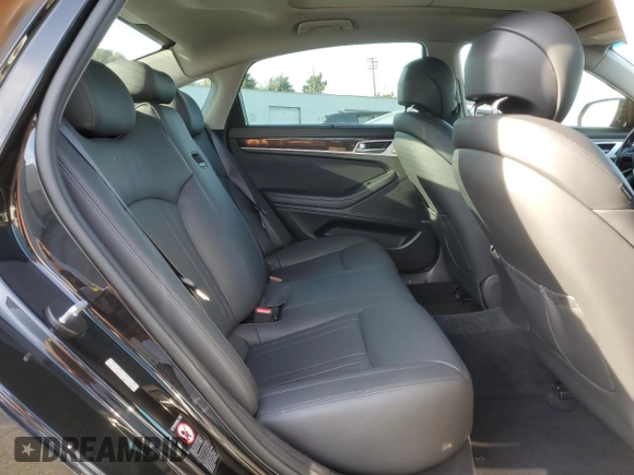 2018 Genesis G80 3.8L with VIN KMHGN4JE1JU265260, listed as a Copart auction lot 87121164 with 90,611 mi miles and Salvage title. Bid and sale history available at DreamBid. Image 10.