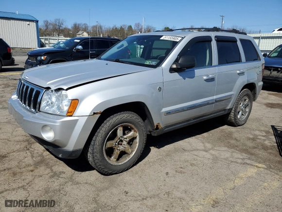 2006 Jeep Grand Cherokee Limited with VIN 1J4HR58236C116659, listed as a Copart auction lot 51155905 with NaN miles and Salvage Title. Bid and sale history available at carsss.com. Image 1.