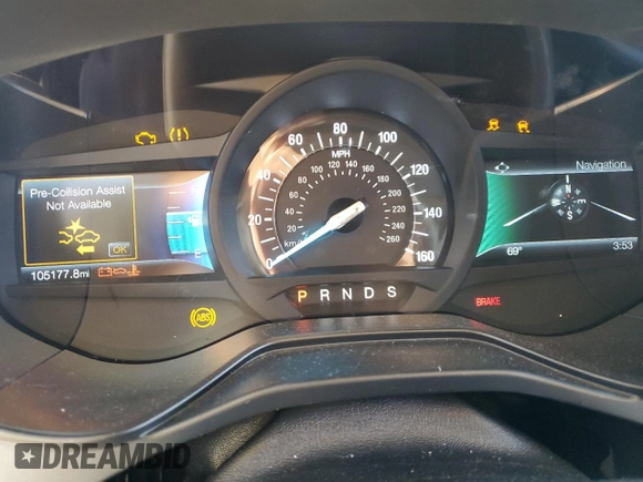 2019 Ford Fusion Titanium with VIN 3FA6P0K99KR217217, listed as a Copart auction lot 47590015 with 105,177 mi miles and Salvage Title. Bid and sale history available at carsss.com. Image 9.