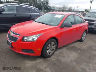 2014 Chevrolet Cruze LS with VIN 1G1PB5SG1E7347876, listed as a IAAI auction lot 41797128 with 126,276 mi miles. Bid and sale history available at carsss.com. Image 2.