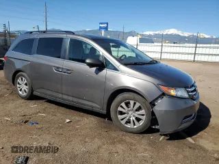 2016 Honda Odyssey EX-L with VIN 5FNRL5H68GB140295, listed as a Copart auction lot 53744385 with 171,985 mi miles and Salvage Title. Bid and sale history available at carsss.com. Image 4.