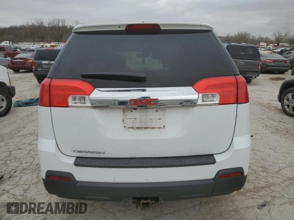 2012 GMC Terrain SLE-1 with VIN 2GKALMEK5C6313834, listed as a Copart auction lot 49534365 with 163,548 mi miles and Clean Title. Bid and sale history available at carsss.com. Image 6.