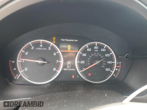 2021 Acura ILX Premium with VIN 19UDE2F8XMA005199, listed as a Copart auction lot 61223895 with 45,114 mi miles and Salvage title. Bid and sale history available at DreamBid. Image 9.