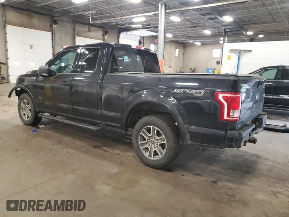 2015 Ford F-150 XLT with VIN 1FTEX1EP7FKF05432, listed as a Copart auction lot 60664805 with 165,509 mi miles and Salvage title. Bid and sale history available at DreamBid. Image 2.