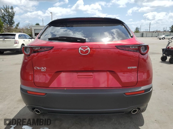 2023 Mazda CX-30 2.5 S Premium Package with VIN 3MVDMBDM0PM504875, listed as a Copart auction lot 53675505 with 8,245 mi miles and Salvage Title. Bid and sale history available at carsss.com. Image 6.