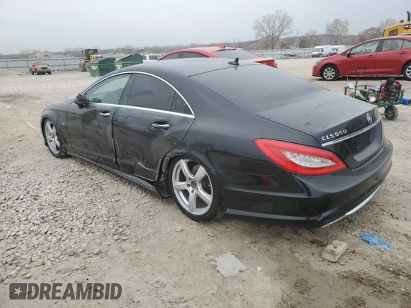 2012 Mercedes-Benz CLS 550 with VIN WDDLJ9BB1CA046664, listed as a Copart auction lot 78402094 with 119,135 mi miles and Salvage title. Bid and sale history available at DreamBid. Image 2.