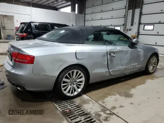2010 Audi A5 Premium Plus with VIN WAULFAFH8AN007536, listed as a Copart auction lot 78425804 with 167,212 mi miles and Salvage Title. Bid and sale history available at carsss.com. Image 3.