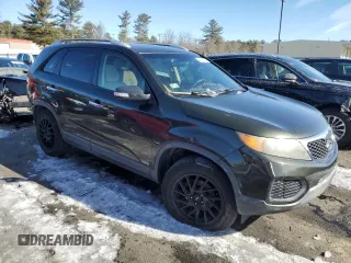 2011 Kia Sorento LX with VIN 5XYKTDA2XBG110154, listed as a Copart auction lot 44593715 with 0 mi miles and Salvage Title. Bid and sale history available at carsss.com. Image 4.