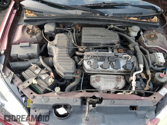 2004 Honda Civic EX with VIN 2HGES26764H537541, listed as a Copart auction lot 60645135 with 142,887 mi miles and Salvage title. Bid and sale history available at DreamBid. Image 11.