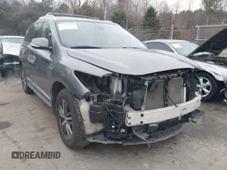 2019 Infiniti QX60 PURE with VIN 5N1DL0MM8KC569052, listed as a IAAI auction lot 41172254 with 85,993 mi miles. Bid and sale history available at carsss.com. Image 1.