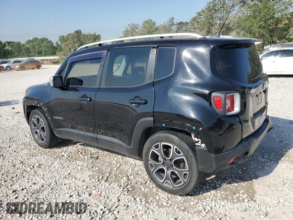 2015 Jeep Renegade Limited with VIN ZACCJADT3FPC19932, listed as a Copart auction lot 53248715 with 202,058 mi miles and Salvage Title. Bid and sale history available at DreamBid. Image 2.