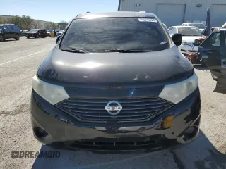 2014 Nissan Quest S with VIN JN8AE2KP1E9101597, listed as a Copart auction lot 46313225 with 104,410 mi miles and Salvage Title. Bid and sale history available at carsss.com. Image 5.