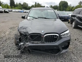 2020 BMW X3 M Competition with VIN 5YMTS0C09L9C08424, listed as a Copart auction lot 67135334 with 0 mi miles and Salvage Title. Bid and sale history available at carsss.com. Image 5.