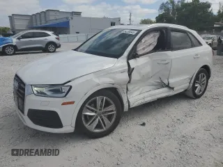 2018 Audi Q3 Premium z VIN WA1ECCFS7JR033074, wystawiony jako Copart lot #54230845 z przebiegiem 45 222 mil mil oraz Szkoda całkowita • Salvage title. Historia ofert i sprzedaży dostępna na DreamBid. Obrazek 1.