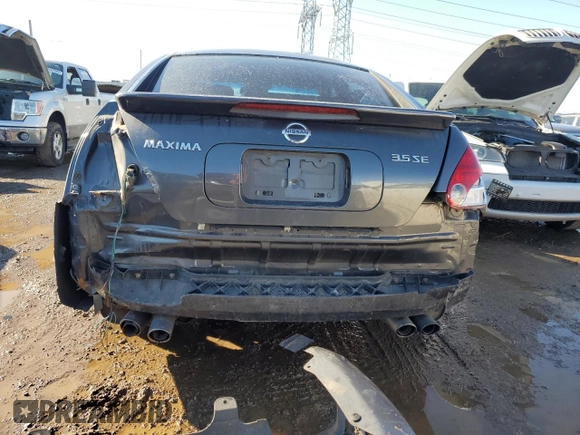 2005 Nissan Maxima 3.5 SL with VIN 1N4BA41E35C818681, listed as a Copart auction lot 46517535 with 104,929 mi miles and Salvage Title. Bid and sale history available at carsss.com. Image 6.
