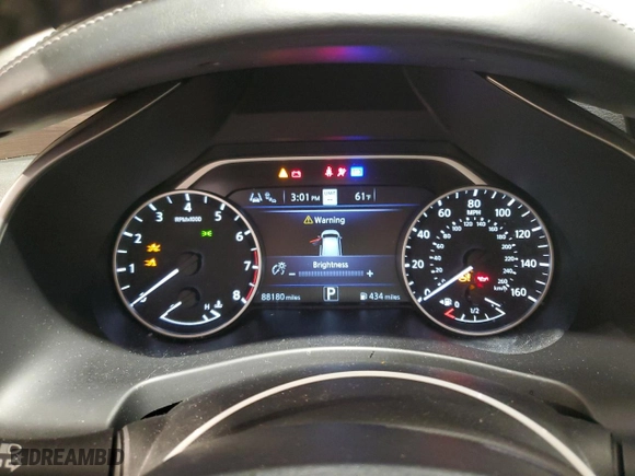 2019 Nissan Murano SV with VIN 5N1AZ2MJXKN116901, listed as a Copart auction lot 47954835 with 88,180 mi miles and Salvage Title. Bid and sale history available at carsss.com. Image 9.