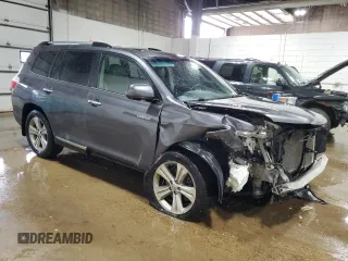 2012 Toyota Highlander Limited with VIN 5TDDK3EH6CS151700, listed as a Copart auction lot 62163965 with 248,662 mi miles and Salvage title. Bid and sale history available at DreamBid. Image 4.