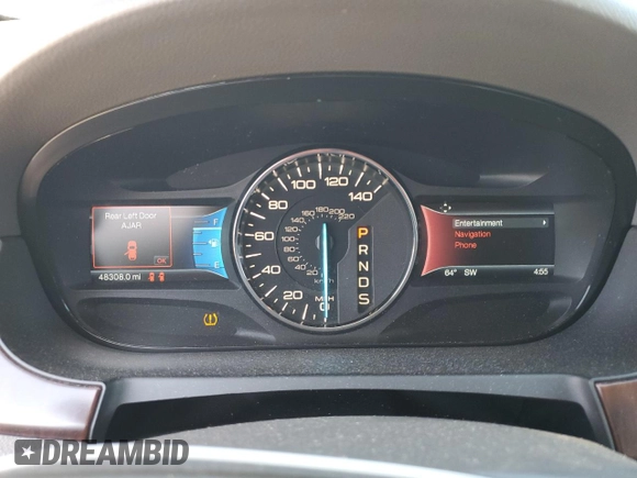 2014 Ford Edge Limited with VIN 2FMDK3KC5EBA22968, listed as a Copart auction lot 50161055 with 48,308 mi miles and Salvage Title. Bid and sale history available at carsss.com. Image 9.