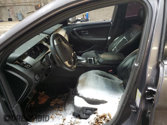 2013 Ford Taurus SHO with VIN 1FAHP2KT7DG166424, listed as a Copart auction lot 84826714 with Not provided miles and Salvage title. Bid and sale history available at DreamBid. Image 7.