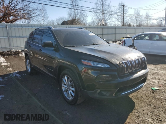 2015 Jeep Cherokee Limited with VIN 1C4PJMDB2FW768924, listed as a Copart auction lot 89294785 with 168,422 mi miles and Salvage Title. Bid and sale history available at carsss.com. Image 4.