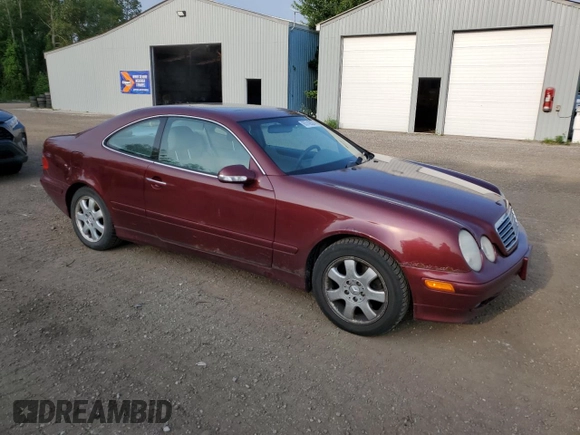 2000 Mercedes-Benz CLK 320/430 with VIN WDBLJ65G9YF120499, listed as a Copart auction lot 65742024 with 223,013 mi miles and Clean Title. Bid and sale history available at DreamBid. Image 4.