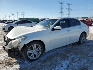 2011 Infiniti G25 Sedan Journey with VIN JN1DV6AP0BM600677, listed as a Copart auction lot 88265545 with 97,670 mi miles and Salvage Title. Bid and sale history available at carsss.com. Image 1.