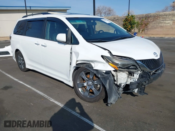 2015 Toyota Sienna SE with VIN 5TDXK3DC6FS627578, listed as a IAAI auction lot 41568684 with 124,138 mi miles and . Bid and sale history available at DreamBid. Image 11.