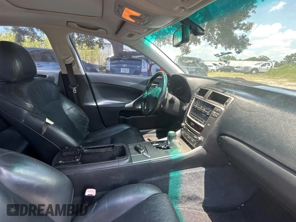 2006 Lexus IS 350 z VIN JTHBE262165001506, wystawiony jako Copart lot #58249055 z przebiegiem 213 188 mil mil oraz Czysty tytuł • Clean title. Historia ofert i sprzedaży dostępna na DreamBid. Obrazek 5.