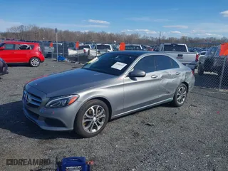 2016 Mercedes-Benz C-Class C 300 Luxury with VIN 55SWF4KB1GU147775, listed as a IAAI auction lot 41883465 with 85,282 mi miles. Bid and sale history available at carsss.com. Image 17.
