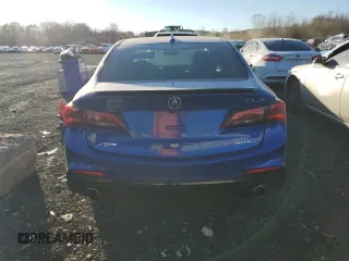 2018 Acura TLX w/A-SPEC Pkg with VIN 19UUB3F61JA003396, listed as a Copart auction lot 77971904 with 63,348 mi miles and Salvage Title. Bid and sale history available at carsss.com. Image 6.