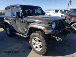 2018 Jeep Wrangler Sport with VIN 1C4GJXAG1JW193743, listed as a Copart auction lot 42694505 with 72,085 mi miles and Salvage Title. Bid and sale history available at carsss.com. Image 4.