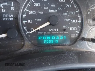 2001 Chevrolet Tahoe LT with VIN 1GNEK13T71J315151, listed as a IAAI auction lot 41340090 with 209,919 mi miles. Bid and sale history available at carsss.com. Image 15.