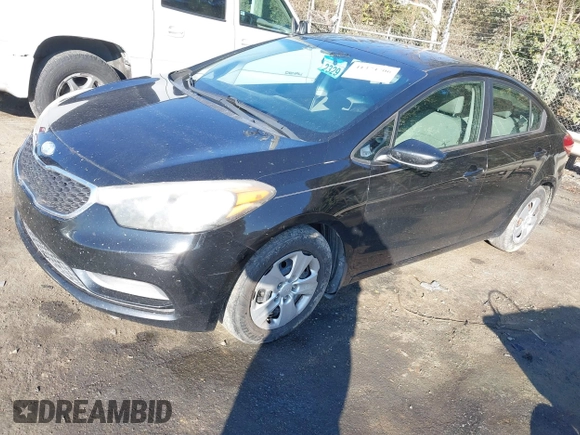 2015 Kia Forte LX with VIN KNAFK4A66F5269515, listed as a IAAI auction lot 41374706 with 150,173 mi miles. Bid and sale history available at carsss.com. Image 2.