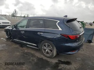 2019 Infiniti QX60 Luxe z VIN 5N1DL0MM7KC566126, wystawiony jako Copart lot #56410415 z przebiegiem 46 788 mil mil oraz Nie do naprawy • Non repairable. Historia ofert i sprzedaży dostępna na DreamBid. Obrazek 2.