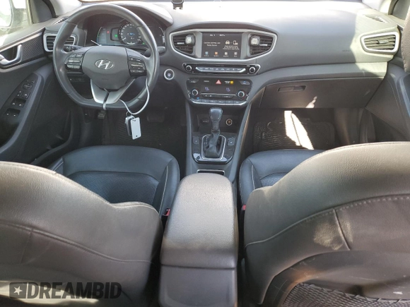 2017 Hyundai Ioniq Limited with VIN KMHC85LC1HU051550, listed as a Copart auction lot 55484925 with 140,752 mi miles and Salvage title. Bid and sale history available at DreamBid. Image 8.