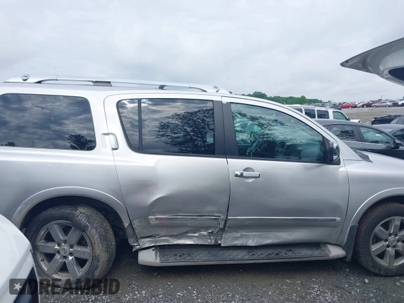 2011 Nissan Armada SV z VIN 5N1BA0ND1BN614557, wystawiony jako IAAI lot #42231768 z przebiegiem 206 358 mil mil oraz . Historia ofert i sprzedaży dostępna na DreamBid. Obrazek 12.
