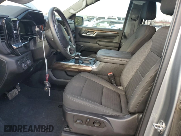 2023 Chevrolet Silverado 1500 LT with VIN 1GCUDDE86PZ197371, listed as a Copart auction lot 42491185 with 18,781 mi miles and Salvage Title. Bid and sale history available at carsss.com. Image 7.