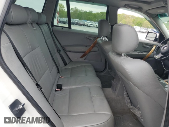2006 BMW X3 3.0i with VIN WBXPA93486WG81891, listed as a Copart auction lot 52623155 with 217,793 mi miles and Salvage Title. Bid and sale history available at carsss.com. Image 11.