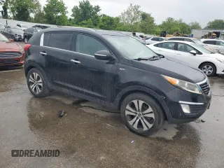 2012 Kia Sportage EX with VIN KNDPCCA21C7240564, listed as a Copart auction lot 58931445 with 235,045 mi miles and Clean title. Bid and sale history available at DreamBid. Image 4.