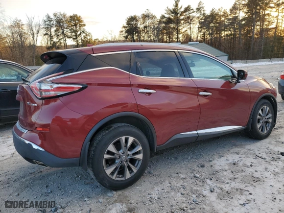 2017 Nissan Murano Platinum with VIN 5N1AZ2MH5HN193312, listed as a Copart auction lot 88473645 with 112,938 mi miles and Salvage Title. Bid and sale history available at carsss.com. Image 3.