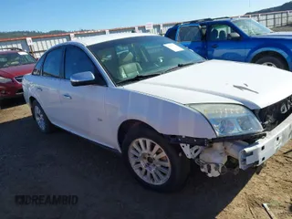 2008 Mercury Sable with VIN 1MEHM40W98G601203, listed as a IAAI auction lot 42039819 with 1 mi miles. Bid and sale history available at carsss.com. Image 1.