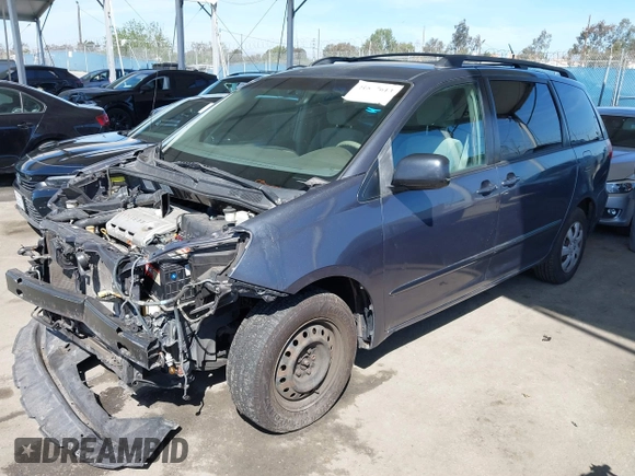 2006 Toyota Sienna CE with VIN 5TDZA23C26S540252, listed as a IAAI auction lot 41877613 with 122,857 mi miles and . Bid and sale history available at DreamBid. Image 19.