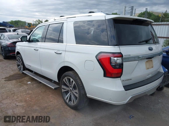 2020 Ford Expedition Platinum z VIN 1FMJU1MT0LEA73343, wystawiony jako IAAI lot #42303764 z przebiegiem 200 132 mil mil oraz . Historia ofert i sprzedaży dostępna na DreamBid. Obrazek 3.