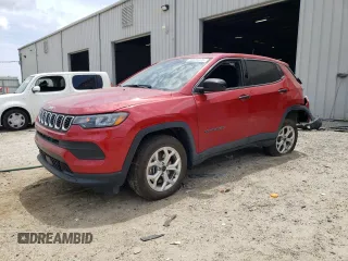 2025 Jeep Compass Sport with VIN 3C4NJDAN5ST515313, listed as a Copart auction lot 54359375 with 10,855 mi miles and Salvage title. Bid and sale history available at DreamBid. Image 1.