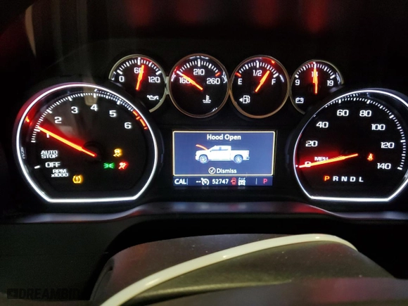2019 Chevrolet Silverado 1500 LT with VIN 1GCRYDED9KZ265677, listed as a Copart auction lot 70250244 with 52,747 mi miles and Clean Title. Bid and sale history available at carsss.com. Image 9.