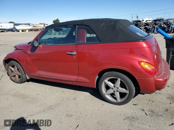 2005 Chrysler PT Cruiser GT with VIN 3C3AY75S55T621104, listed as a Copart auction lot 74982844 with 131,474 mi miles and Salvage Title. Bid and sale history available at carsss.com. Image 2.