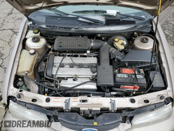 1996 Ford Contour with VIN 3FALP6535TM129390, listed as a Copart auction lot 73338064 with 87,588 mi miles and Salvage title. Bid and sale history available at DreamBid. Image 11.