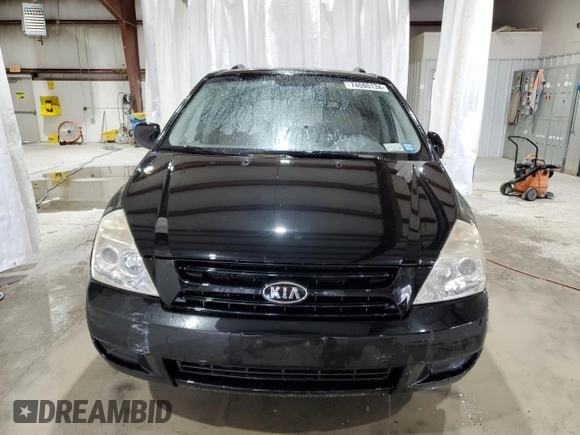 2010 Kia Sedona LX with VIN KNDMG4C3XA6355279, listed as a Copart auction lot 74080134 with 157,006 mi miles and Salvage Title. Bid and sale history available at carsss.com. Image 5.